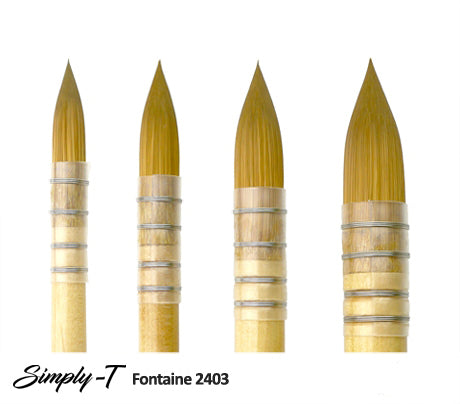 Štětec Simply-T Fontaine 2403 - quill - různé velikosti
